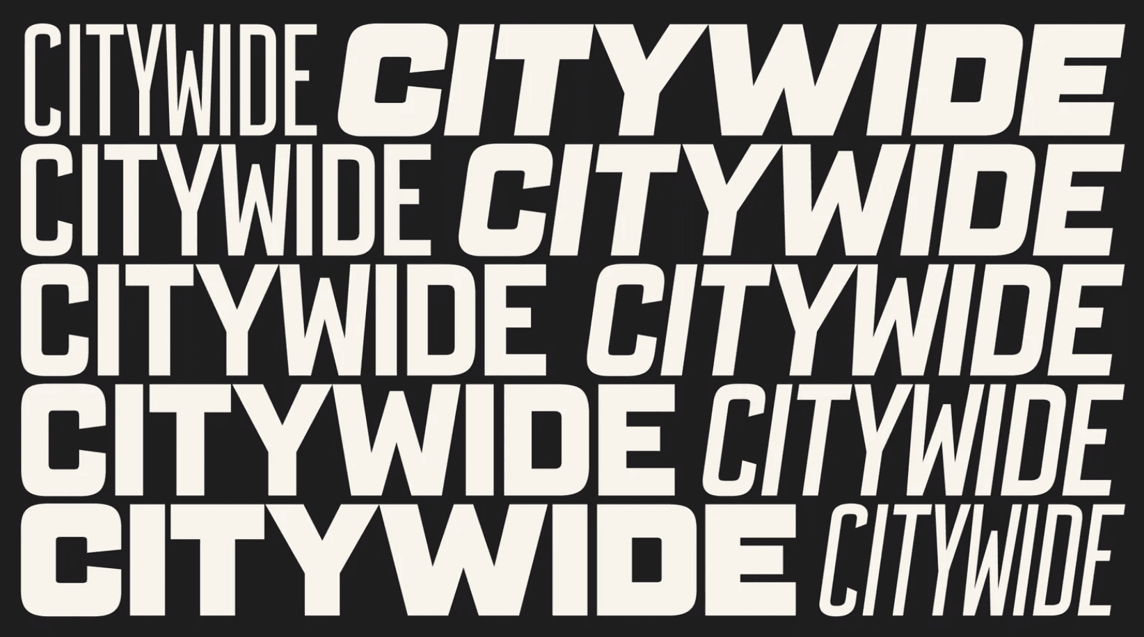 Citywide sample